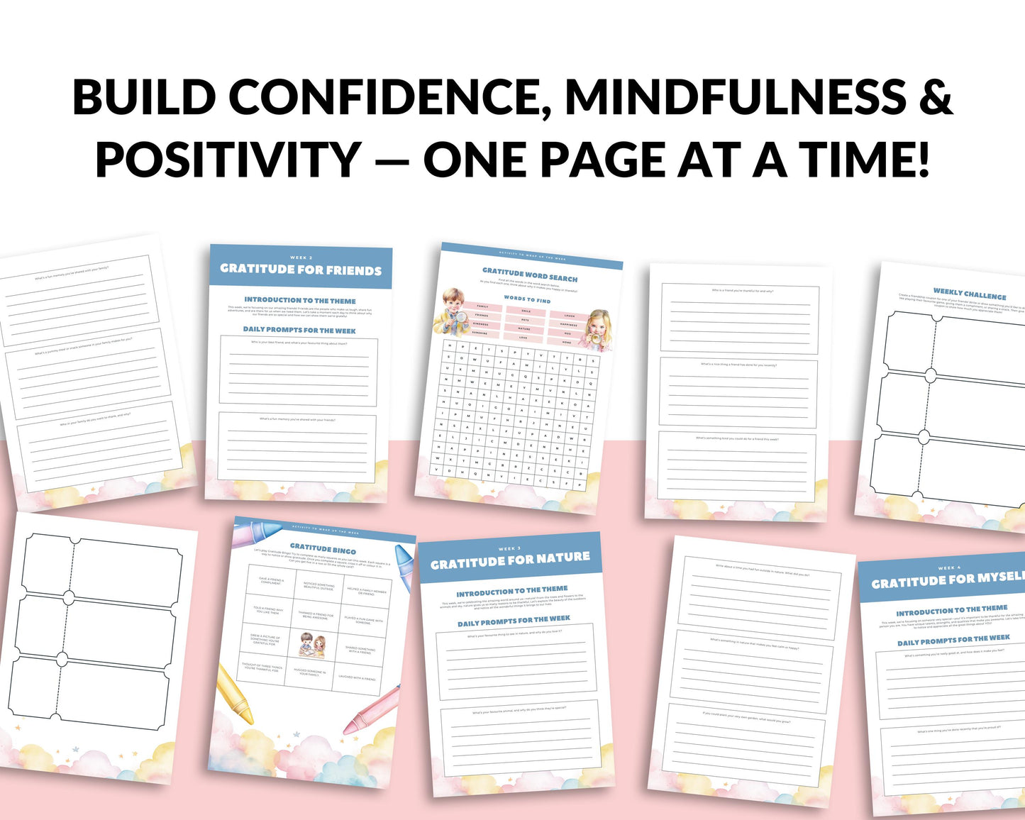 My Awesome Gratitude Journal for Kids – Printable PDF