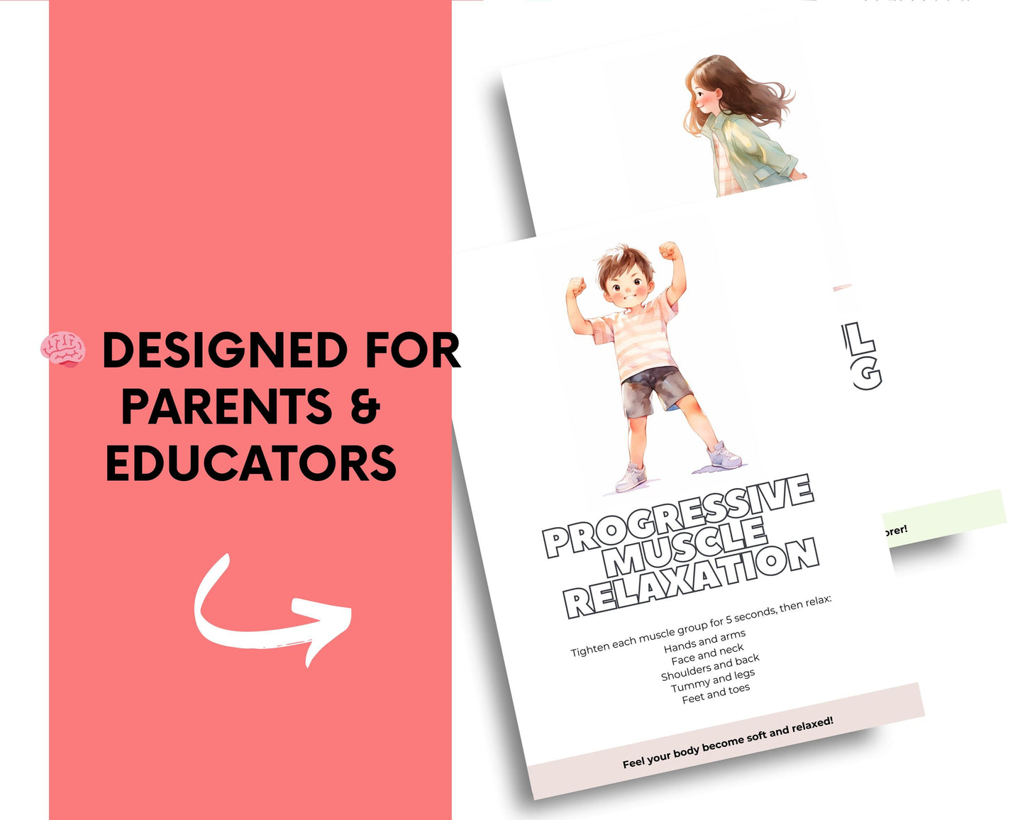 Somatic Coping Skills Cards for Kids – Printable PDF