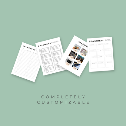 67-Page Ultimate Business Planner | Organize, Grow & Succeed! (Canva Template)