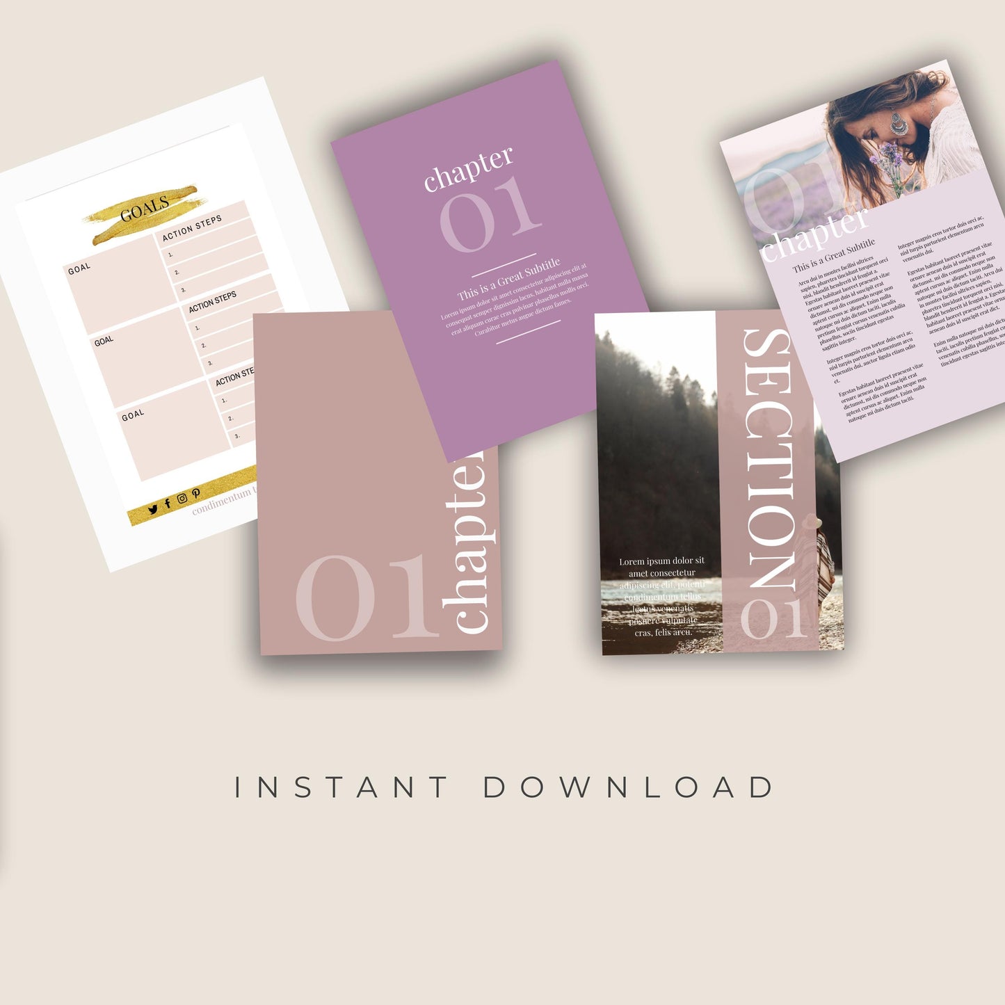 The Ultimate E-Book Canva Template (Instant Digital Download)