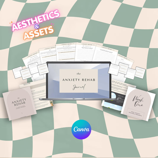 Anxiety Relief Journal – Canva Template