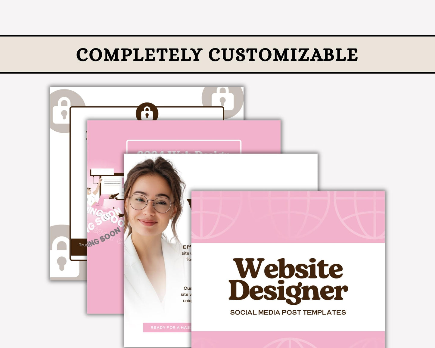 Website Designer Social Media Post | Editable Canva Template to Showcase Your Services & Attract Clients | Digital Download