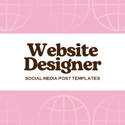 Website Designer Social Media Post | Editable Canva Template to Showcase Your Services & Attract Clients | Digital Download
