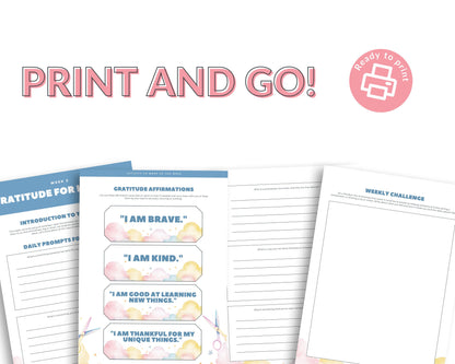 My Awesome Gratitude Journal for Kids – Printable PDF