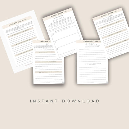 Anxiety Relief Journal – Canva Template