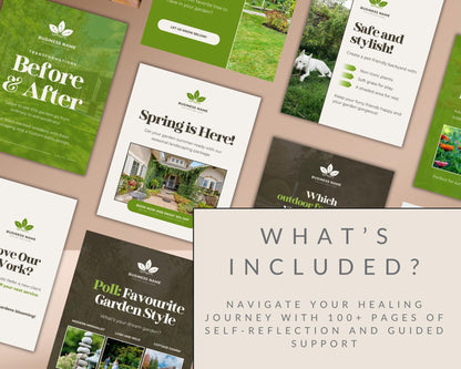 Landscape Social Media Post | Editable Canva Template to Showcase Your Landscaping Services & Attract Clients