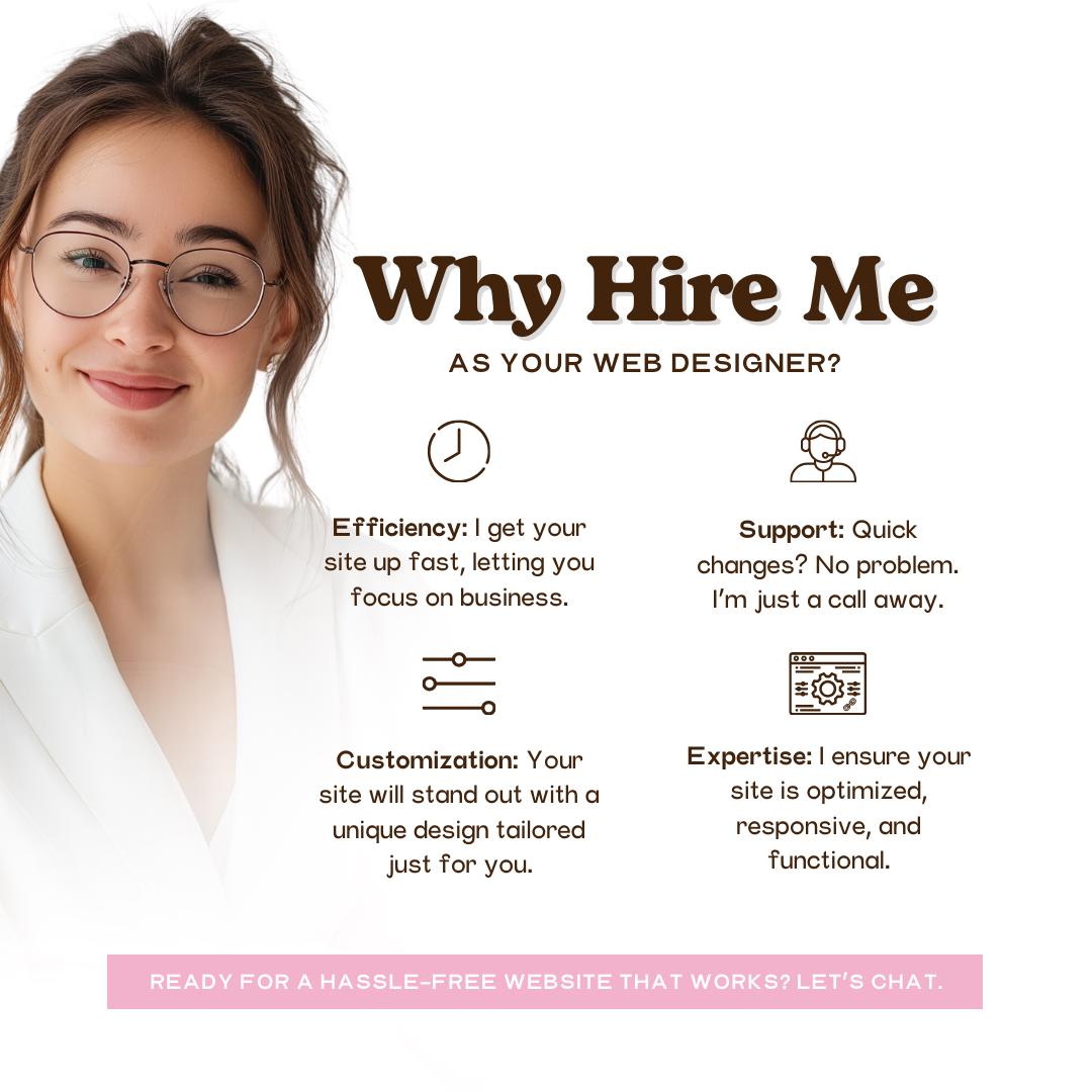 Website Designer Social Media Post | Editable Canva Template to Showcase Your Services & Attract Clients | Digital Download