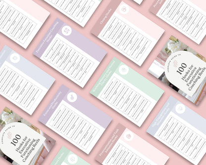 Executive Function Reels Hook Guide | Canva Template + PDF | 100 Viral Hook Ideas for Coaches & Creators | Instant Download