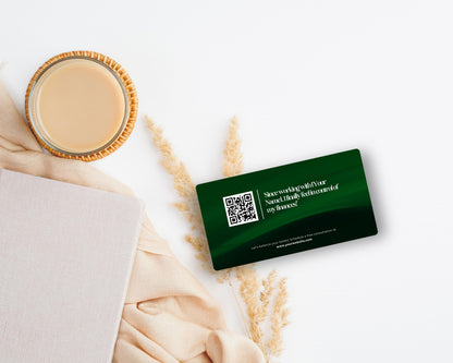 Bookkeeper Business Card | Canva Template Only | Editable Professional Design for Finance & Accounting