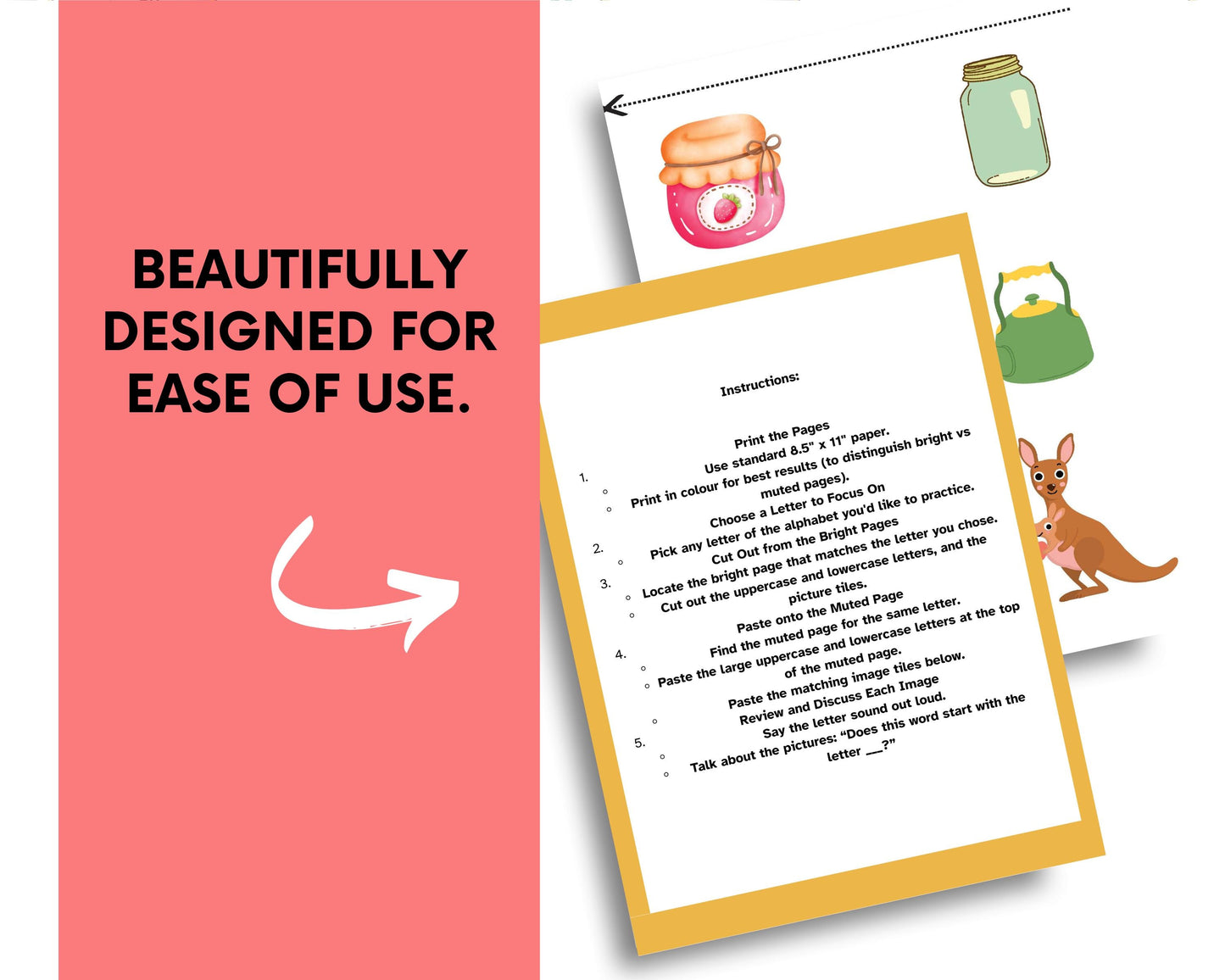 Cut and Paste Alphabet Activity | Printable PDF | Fine Motor & Letter Recognition Practice for Early Learners