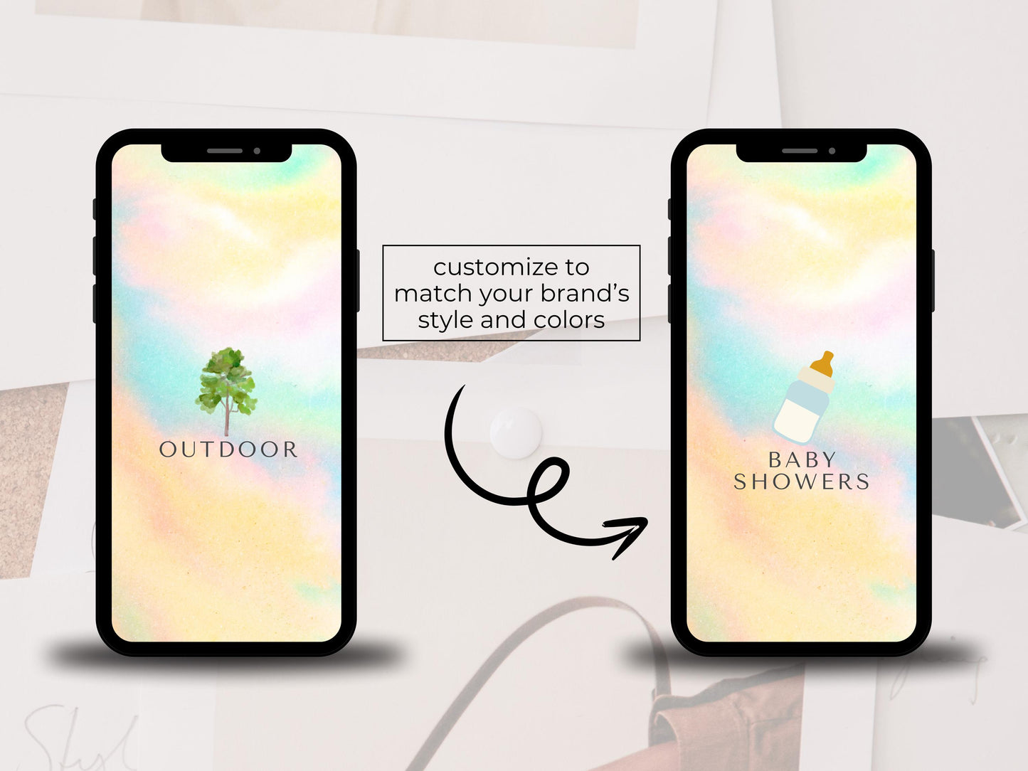 Balloon Business Instagram Highlight Covers | Canva Editable Social Media Branding Kit
