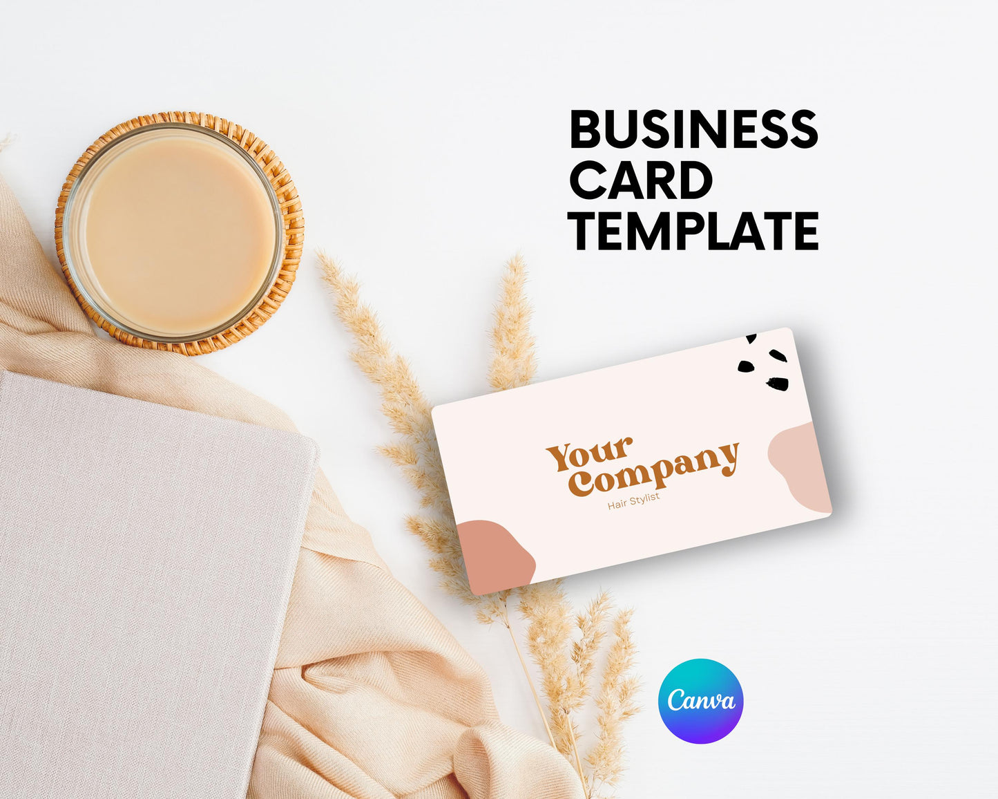 Editable Balloon Artist Business Card Template | Birthday, Wedding, Event Decor | Instant Download | DIY Canva Business Card