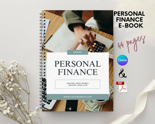 Personal Finance Ebook | Canva Template + Printable PDF | Master Your Money & Build Financial Freedom
