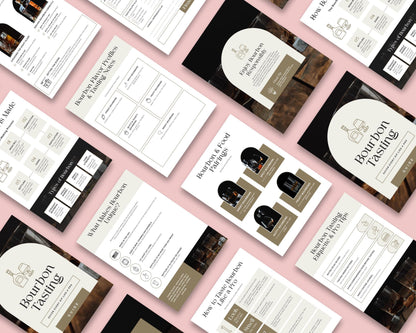 Bourbon Tasting Guide | Printable PDF | Learn to Savour, Score & Host Like a Pro | Whisky Tasting Party Template