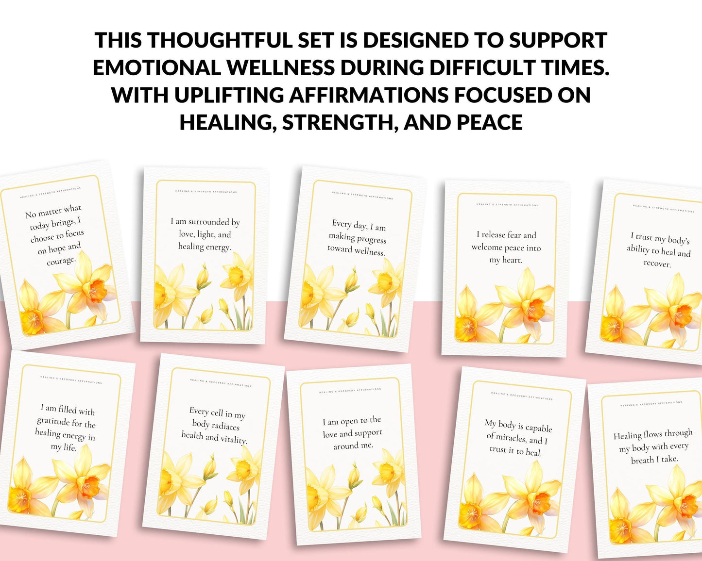 a bunch of cards with flowers on them